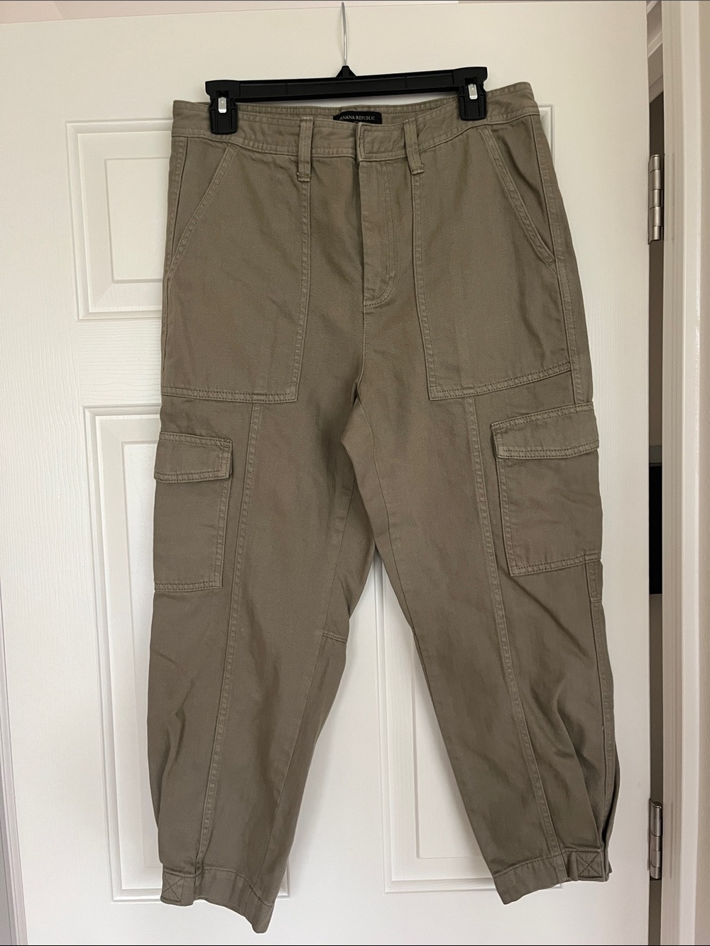 Banana Republic Olive-Tan Cargo Pants